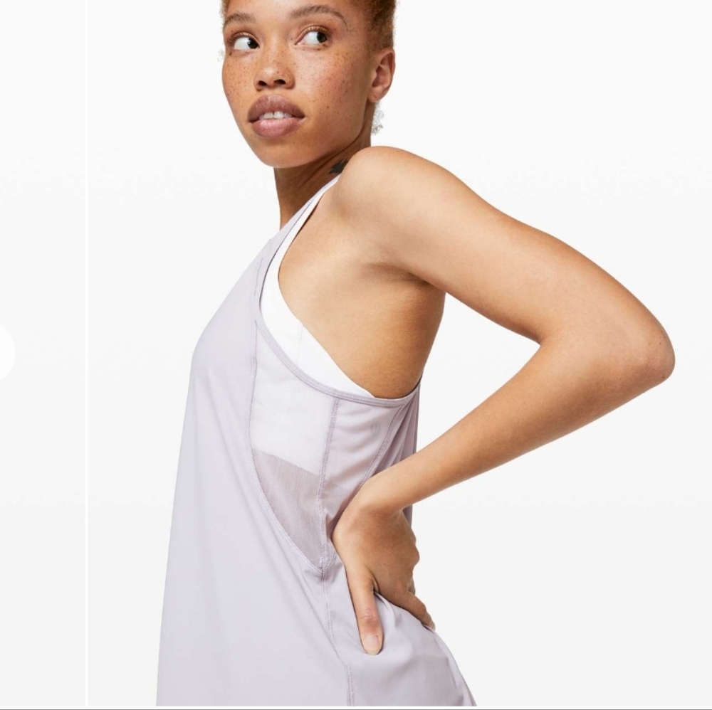 Lululemon Run Off-Route TankIced Iris
